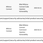 cisa-warns-of-two-mitel-vulnerabilities-exploited-in-wild